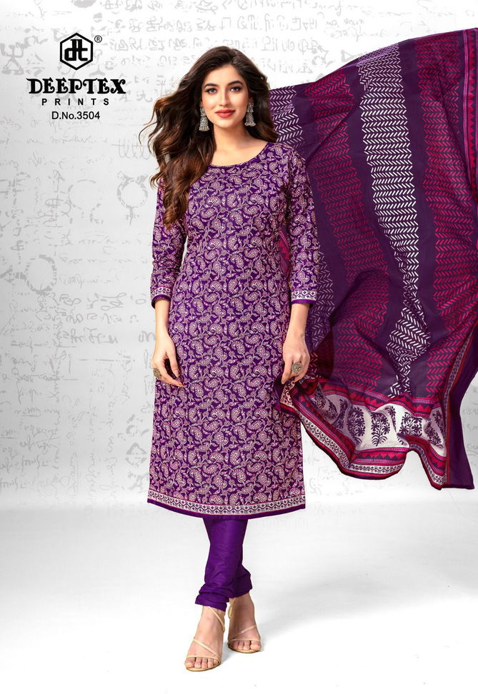 Deeptex Chief Guest Vol 35 Cotton Dress Material Wholesale Shop In Surat
